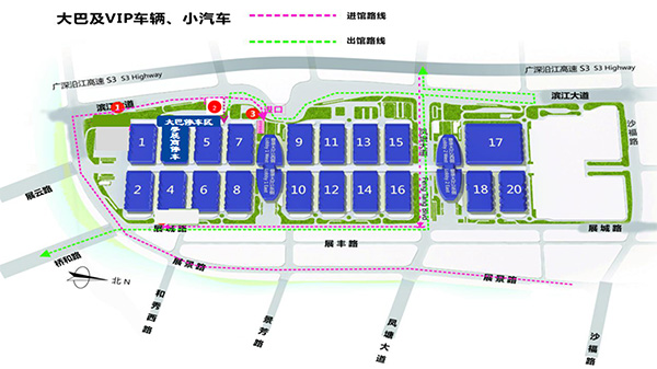 深圳国际智能装备工业展览会小汽车交通指南